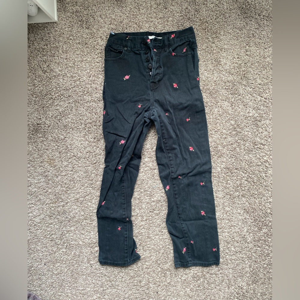 Straight-leg PacSun Embroidered Jeans